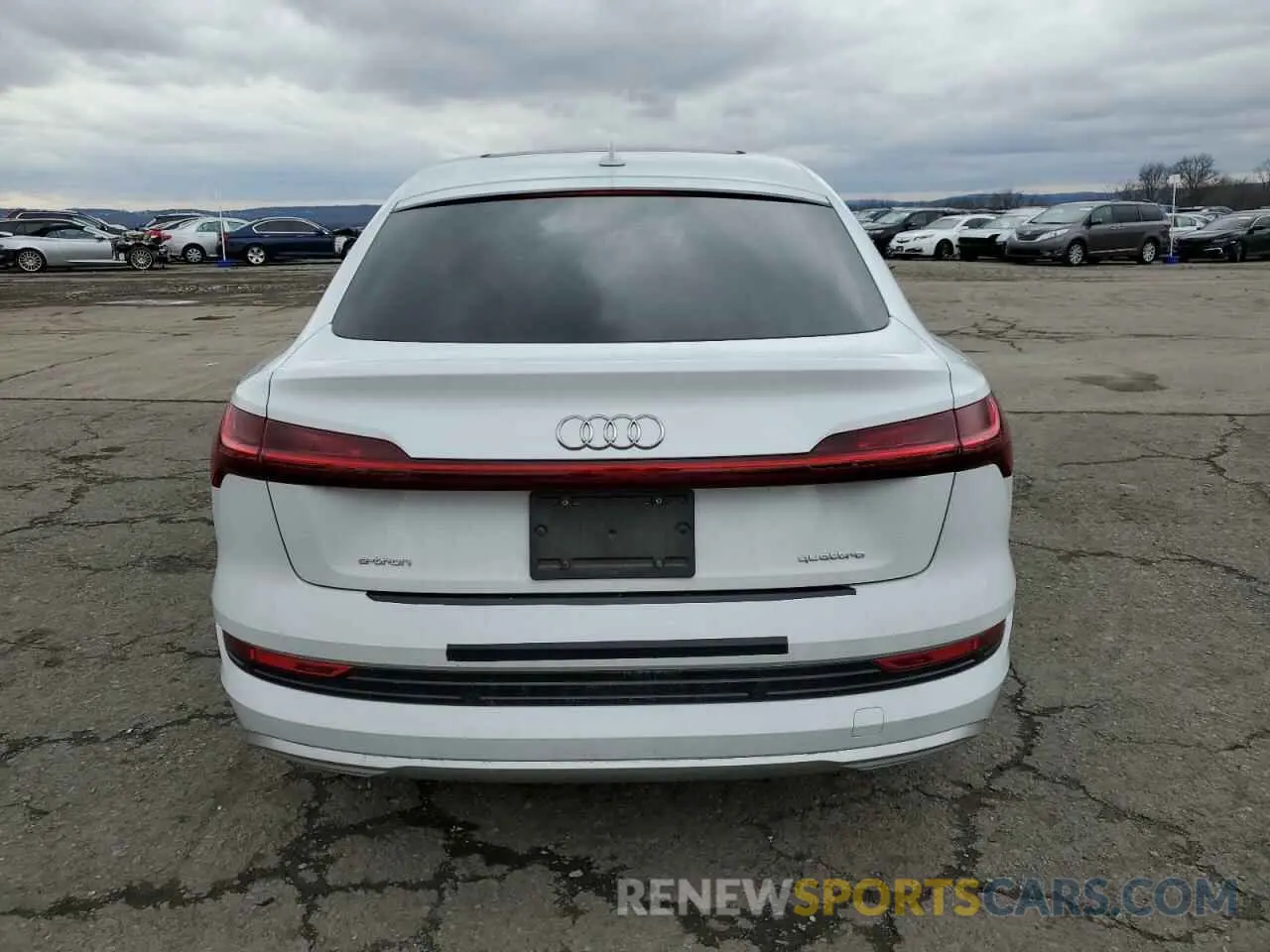 6 fotografías del automóvil dañado WA12ABGE5LB032271 AUDI E-TRON 2020