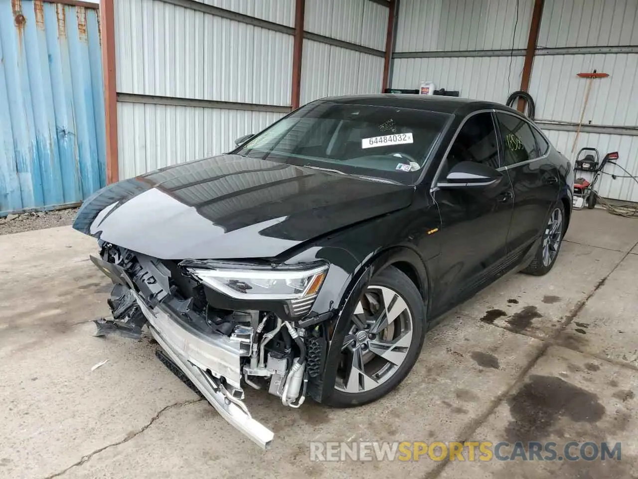 2 fotografías del automóvil dañado WA12ABGE5LB035607 AUDI E-TRON 2020