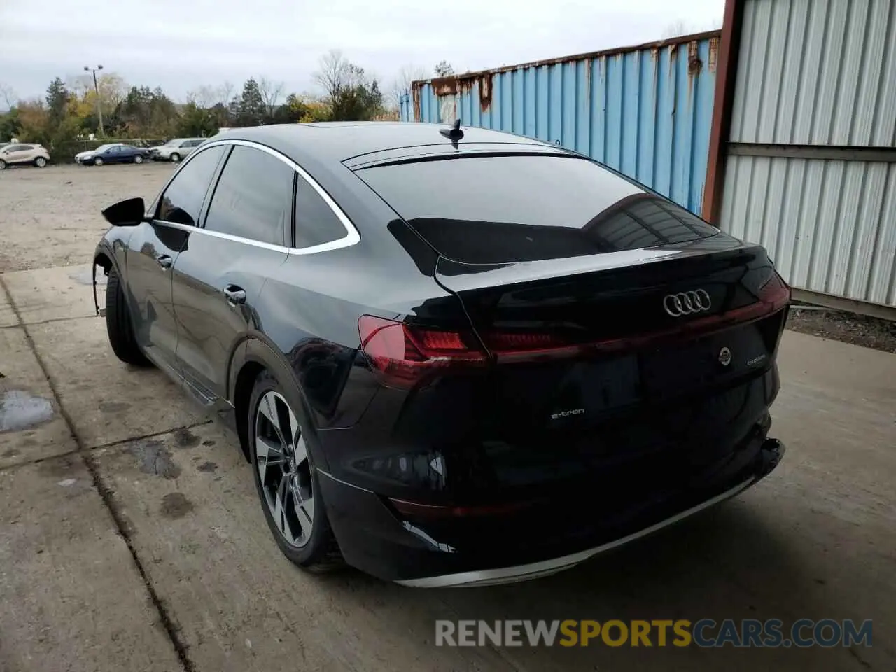 3 fotografías del automóvil dañado WA12ABGE5LB035607 AUDI E-TRON 2020