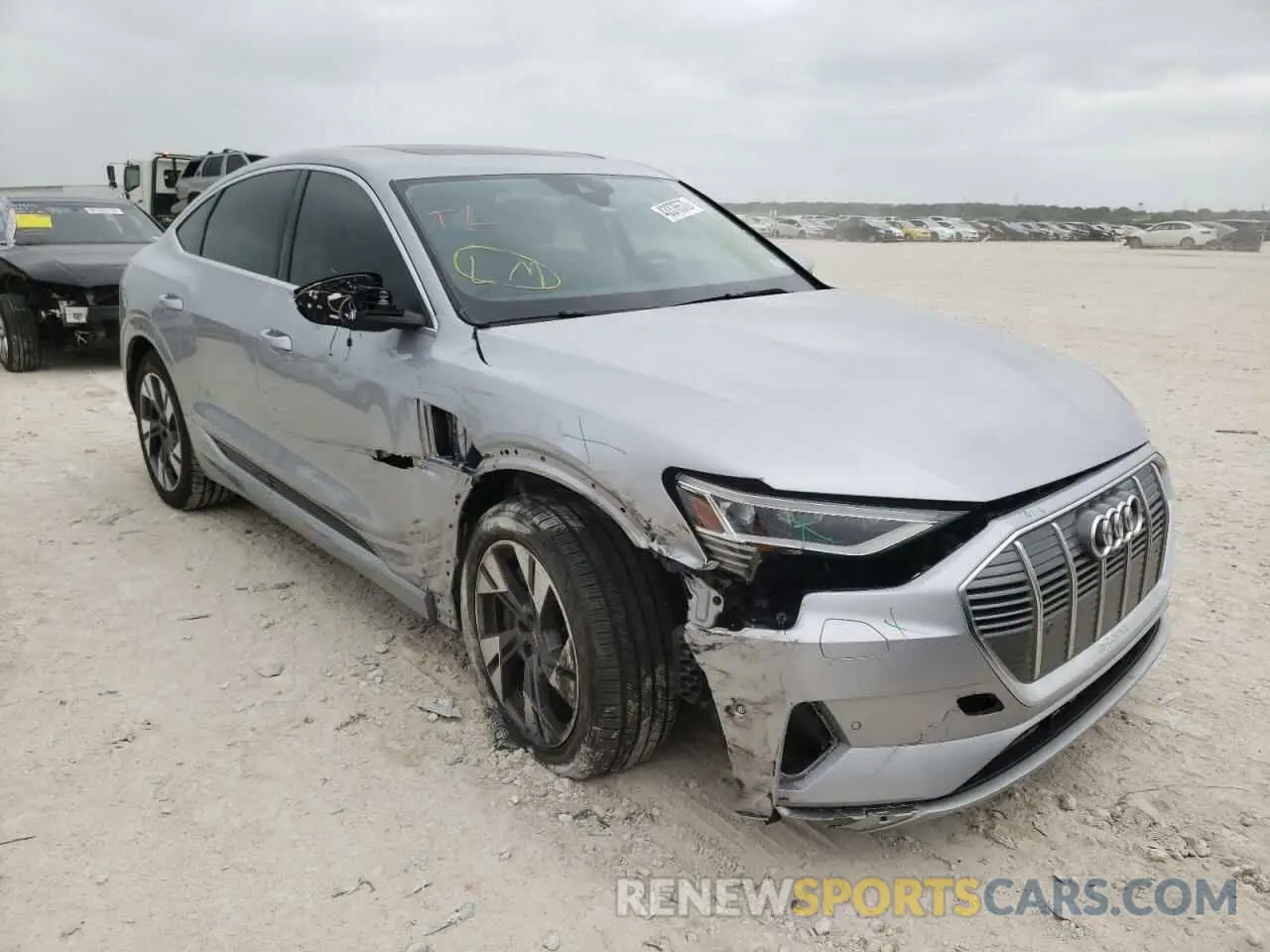 1 fotografías del automóvil dañado WA12ABGE6LB034725 AUDI E-TRON 2020