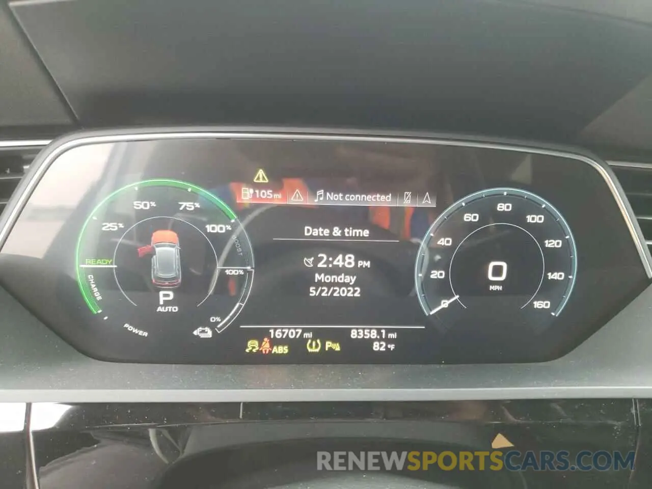 8 fotografías del automóvil dañado WA12ABGE6LB034725 AUDI E-TRON 2020