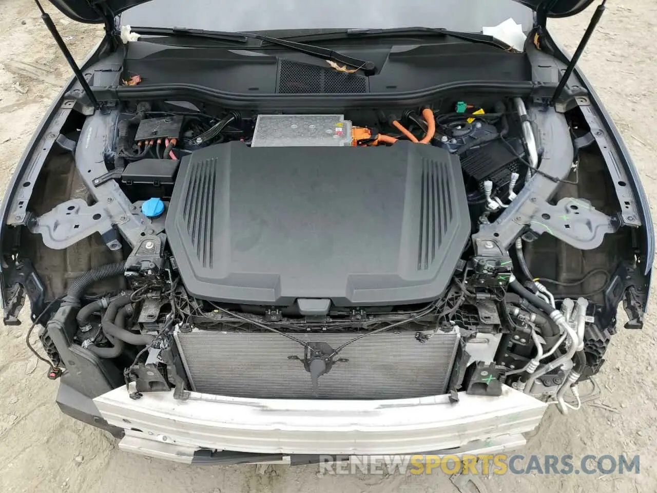 12 fotografías del automóvil dañado WA11AAGE9MB002035 AUDI E-TRON 2021
