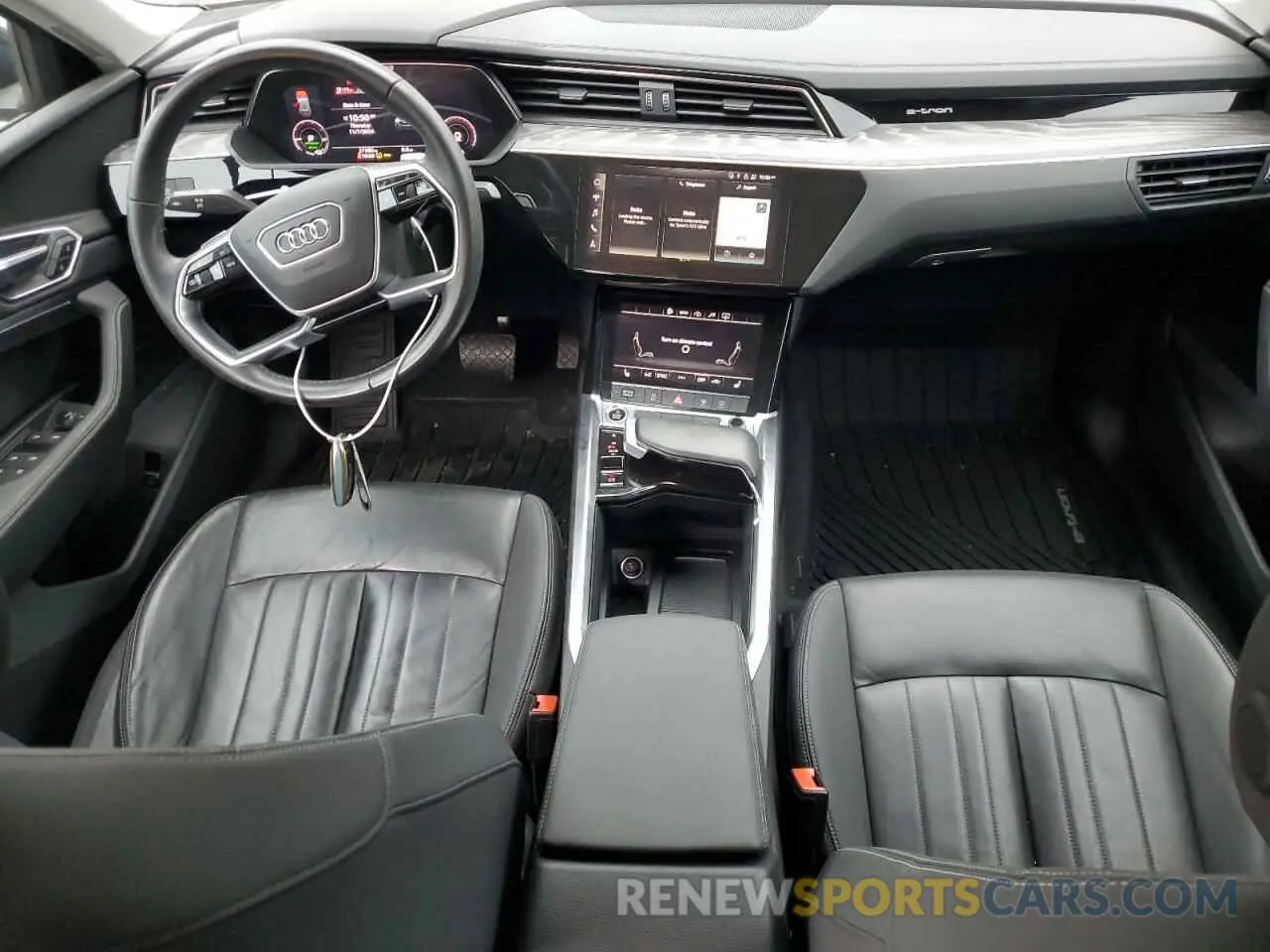 8 fotografías del automóvil dañado WA11AAGE9MB002035 AUDI E-TRON 2021