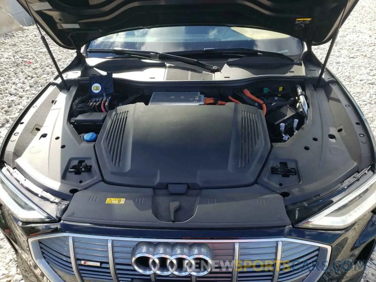 7 fotografías del automóvil dañado WA12AAGE9MB024993 AUDI E-TRON 2021