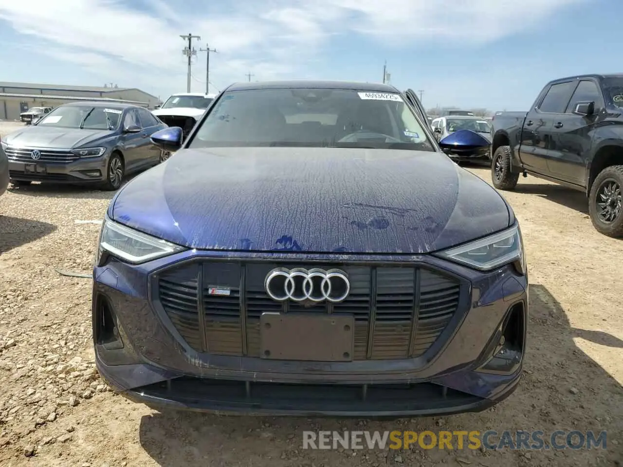 5 fotografías del automóvil dañado WA13AAGE3MB018448 AUDI E-TRON 2021