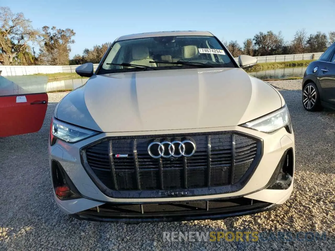 5 fotografías del automóvil dañado WA13AAGE4MB018961 AUDI E-TRON 2021