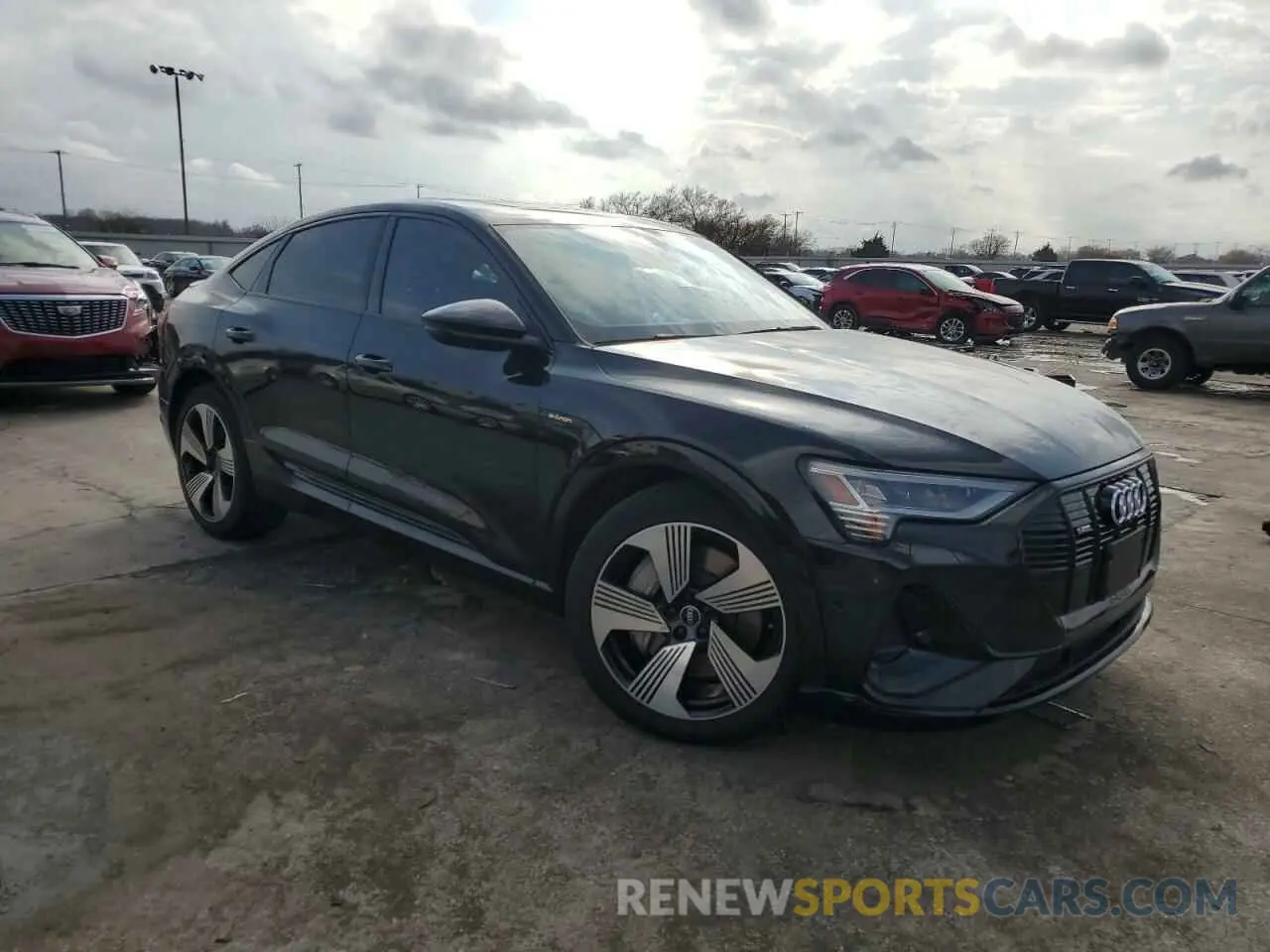 4 fotografías del automóvil dañado WA13AAGE4MB034920 AUDI E-TRON 2021