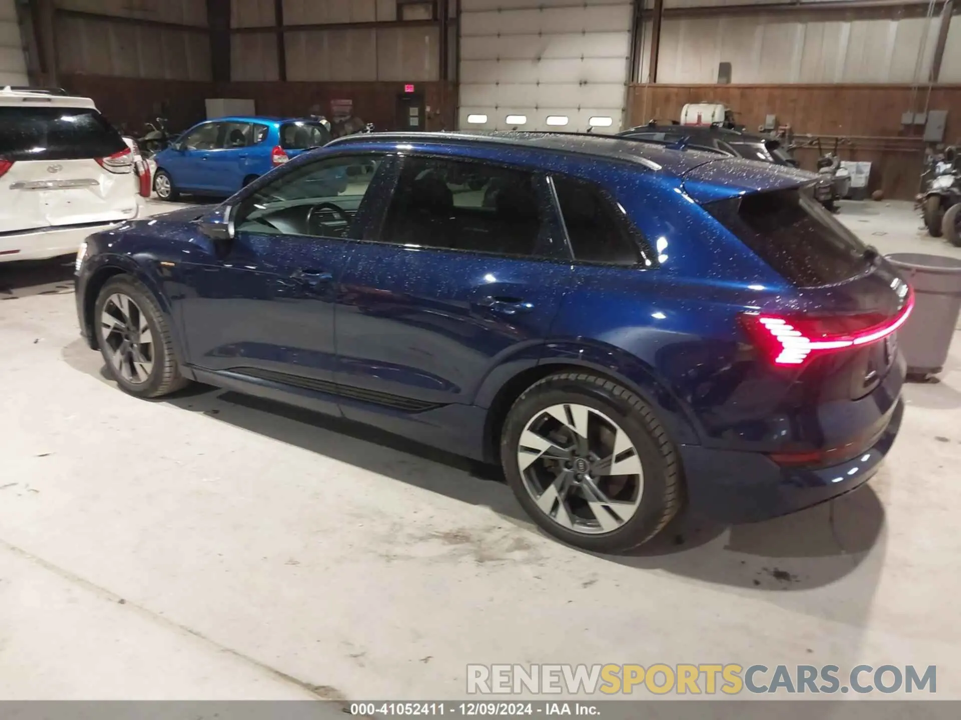 3 fotografías del automóvil dañado WA1AAAGE1MB016351 AUDI E-TRON 2021