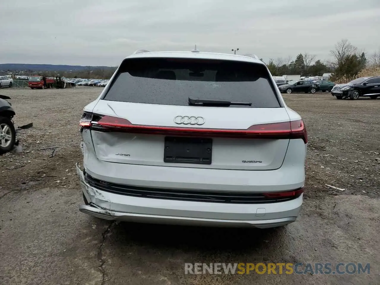 6 fotografías del automóvil dañado WA1AAAGE3MB008591 AUDI E-TRON 2021