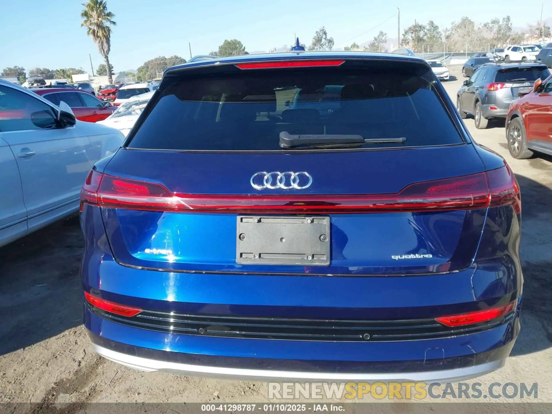 17 fotografías del automóvil dañado WA1AAAGE4MB014383 AUDI E-TRON 2021