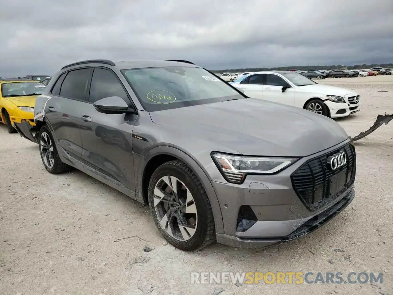 1 fotografías del automóvil dañado WA1AAAGE4MB031782 AUDI E-TRON 2021