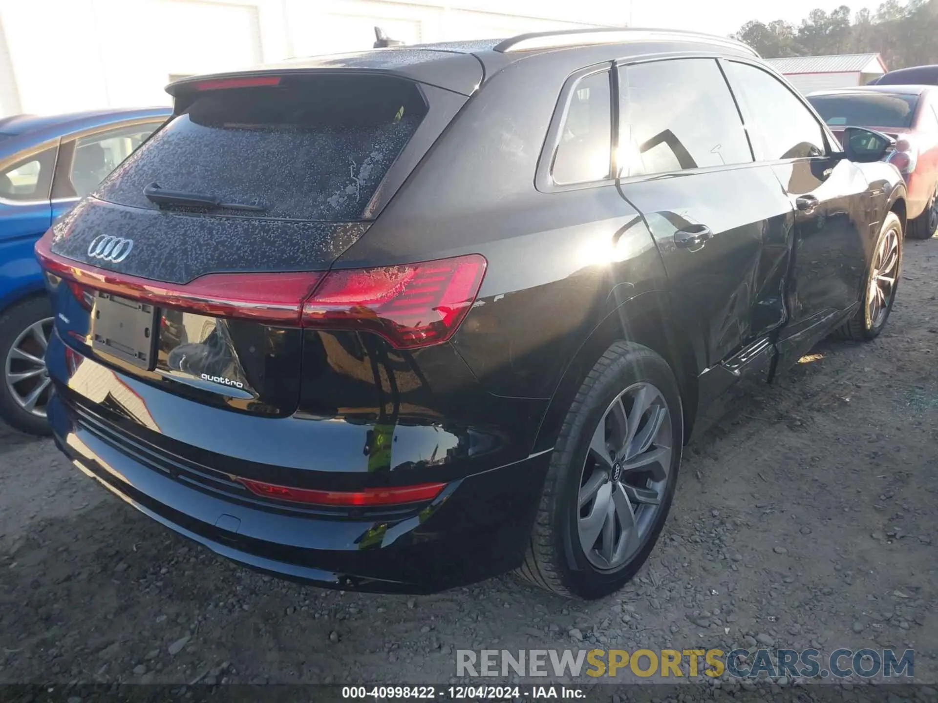 4 fotografías del automóvil dañado WA1AAAGE5MB003196 AUDI E-TRON 2021
