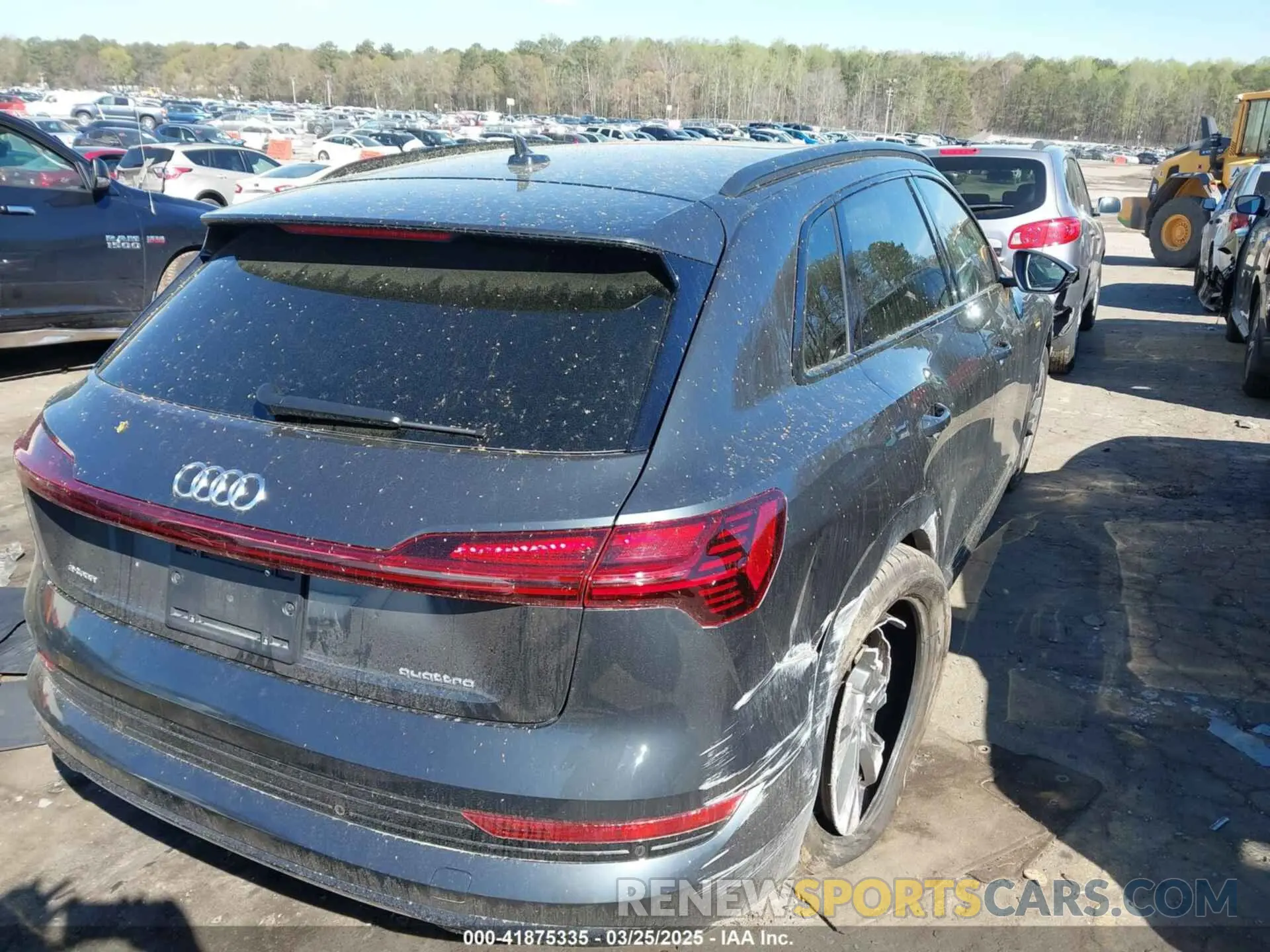 4 fotografías del automóvil dañado WA1AAAGE5MB013159 AUDI E-TRON 2021