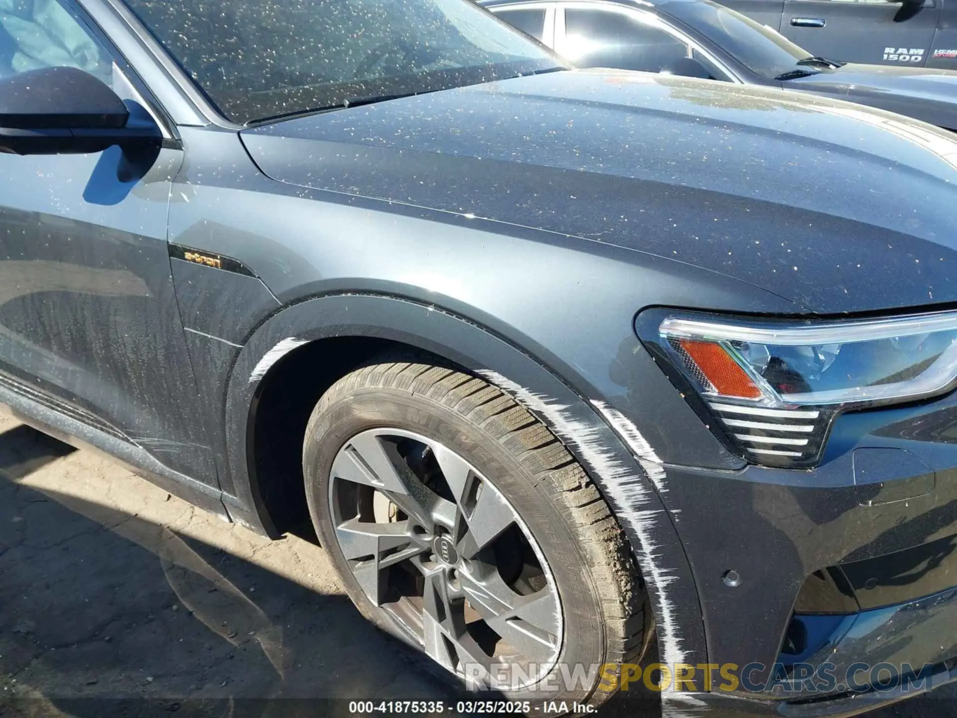 6 fotografías del automóvil dañado WA1AAAGE5MB013159 AUDI E-TRON 2021