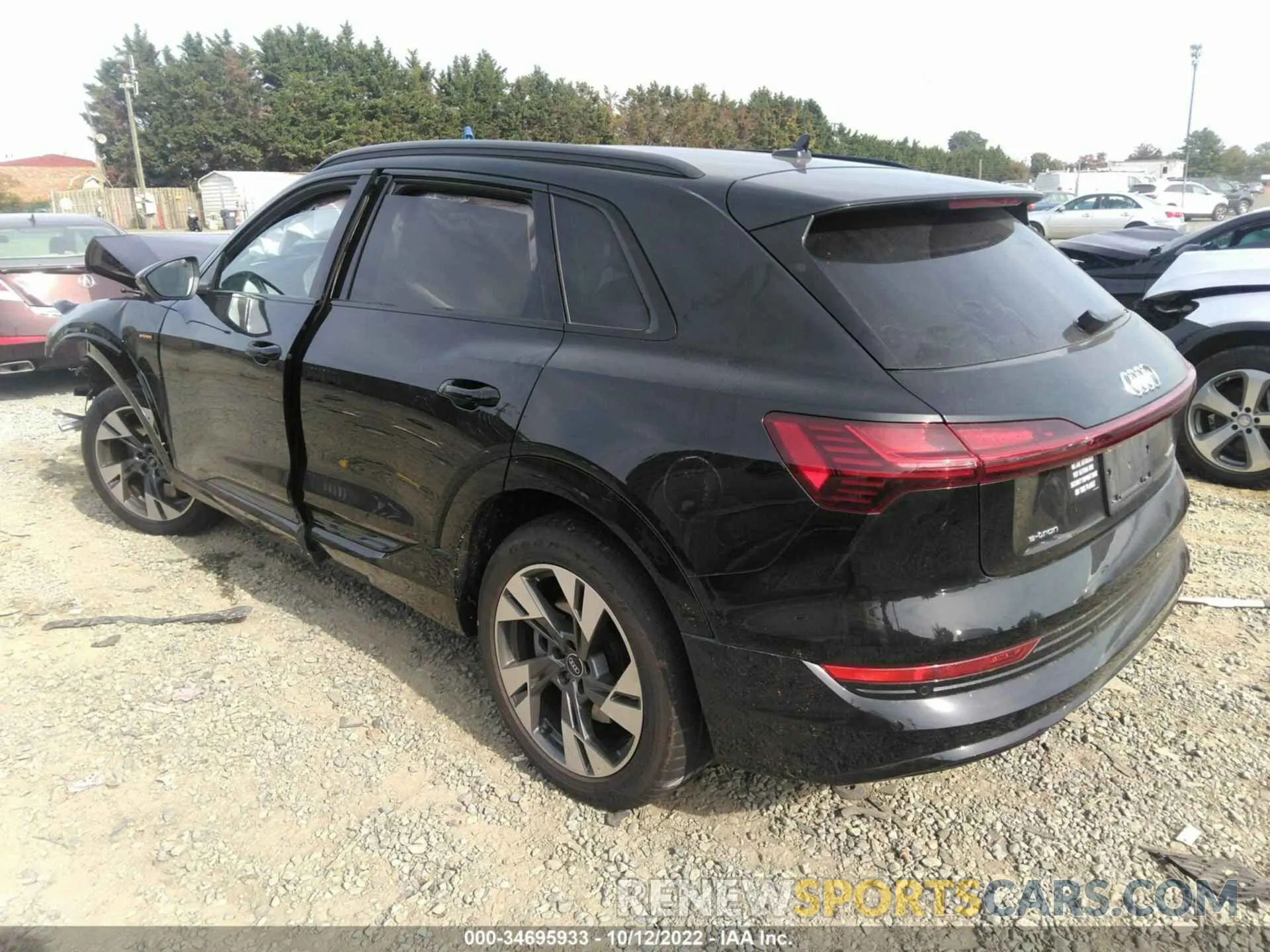 3 fotografías del automóvil dañado WA1AAAGE6MB022808 AUDI E-TRON 2021