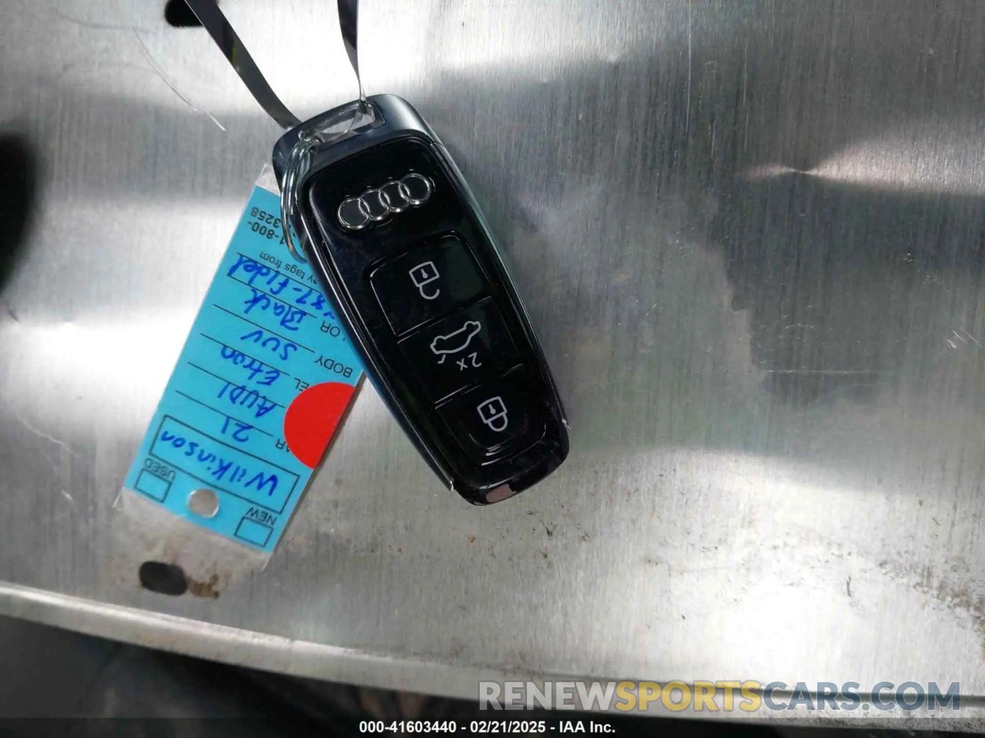 11 fotografías del automóvil dañado WA1AAAGE6MB027927 AUDI E-TRON 2021