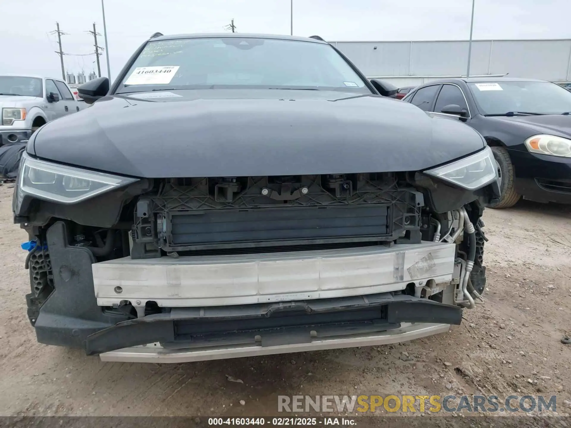 21 fotografías del automóvil dañado WA1AAAGE6MB027927 AUDI E-TRON 2021