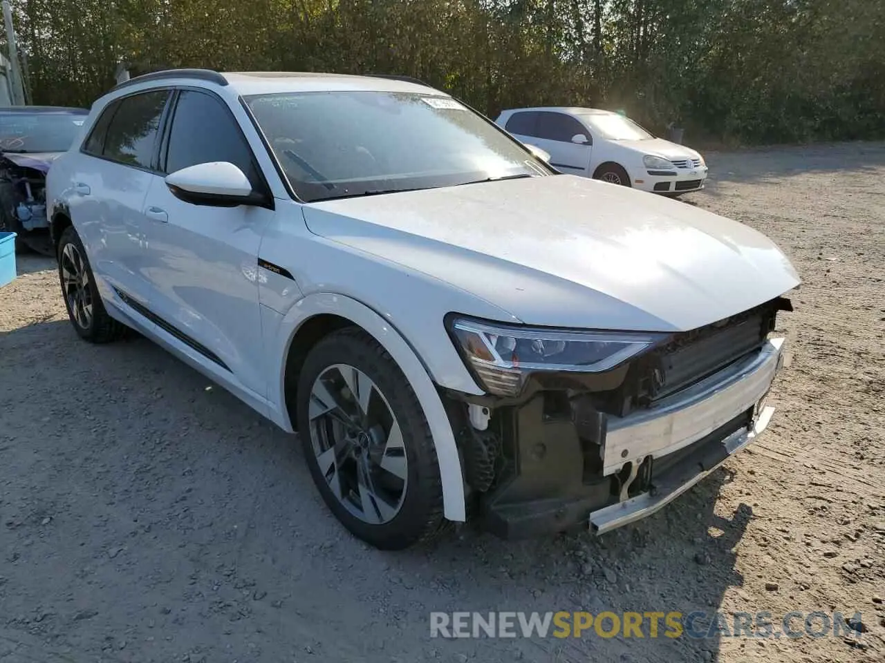1 fotografías del automóvil dañado WA1AAAGE7MB007895 AUDI E-TRON 2021