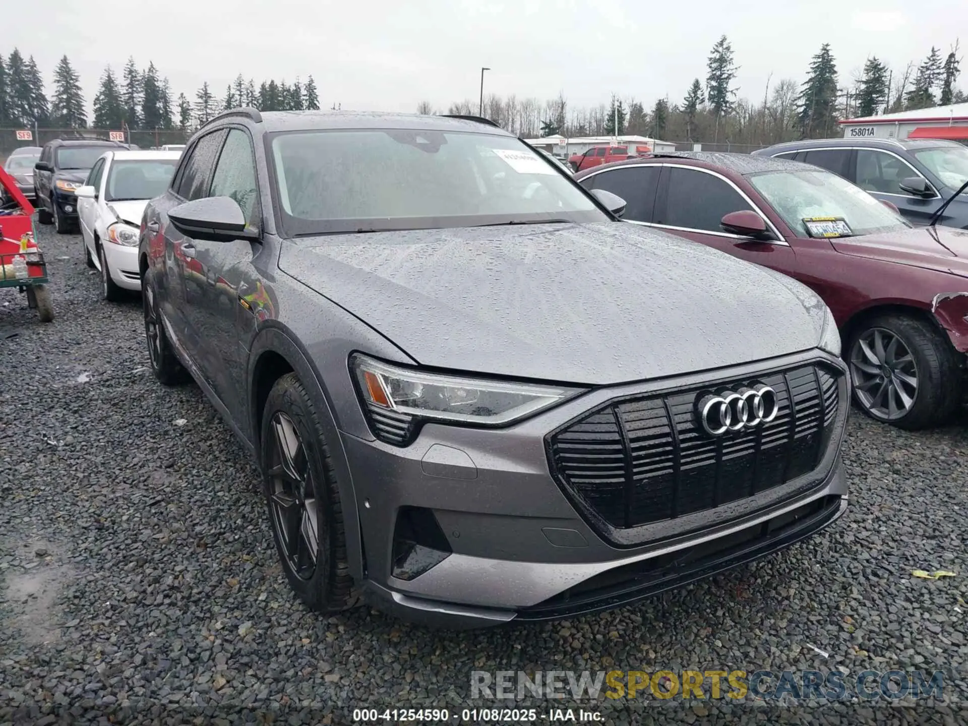 1 fotografías del automóvil dañado WA1AAAGE8MB010823 AUDI E-TRON 2021