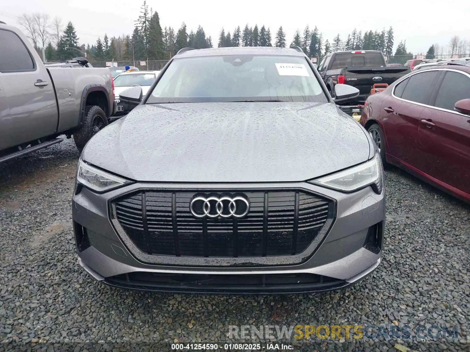 12 fotografías del automóvil dañado WA1AAAGE8MB010823 AUDI E-TRON 2021