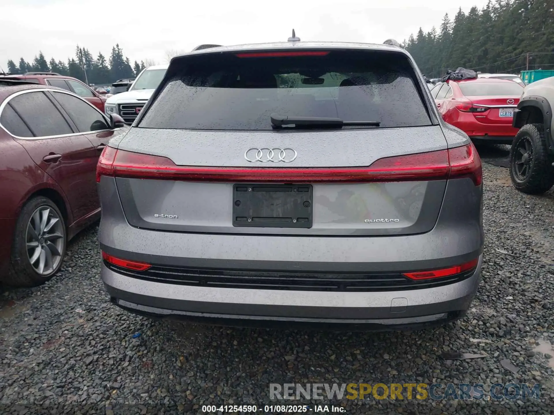 16 fotografías del automóvil dañado WA1AAAGE8MB010823 AUDI E-TRON 2021