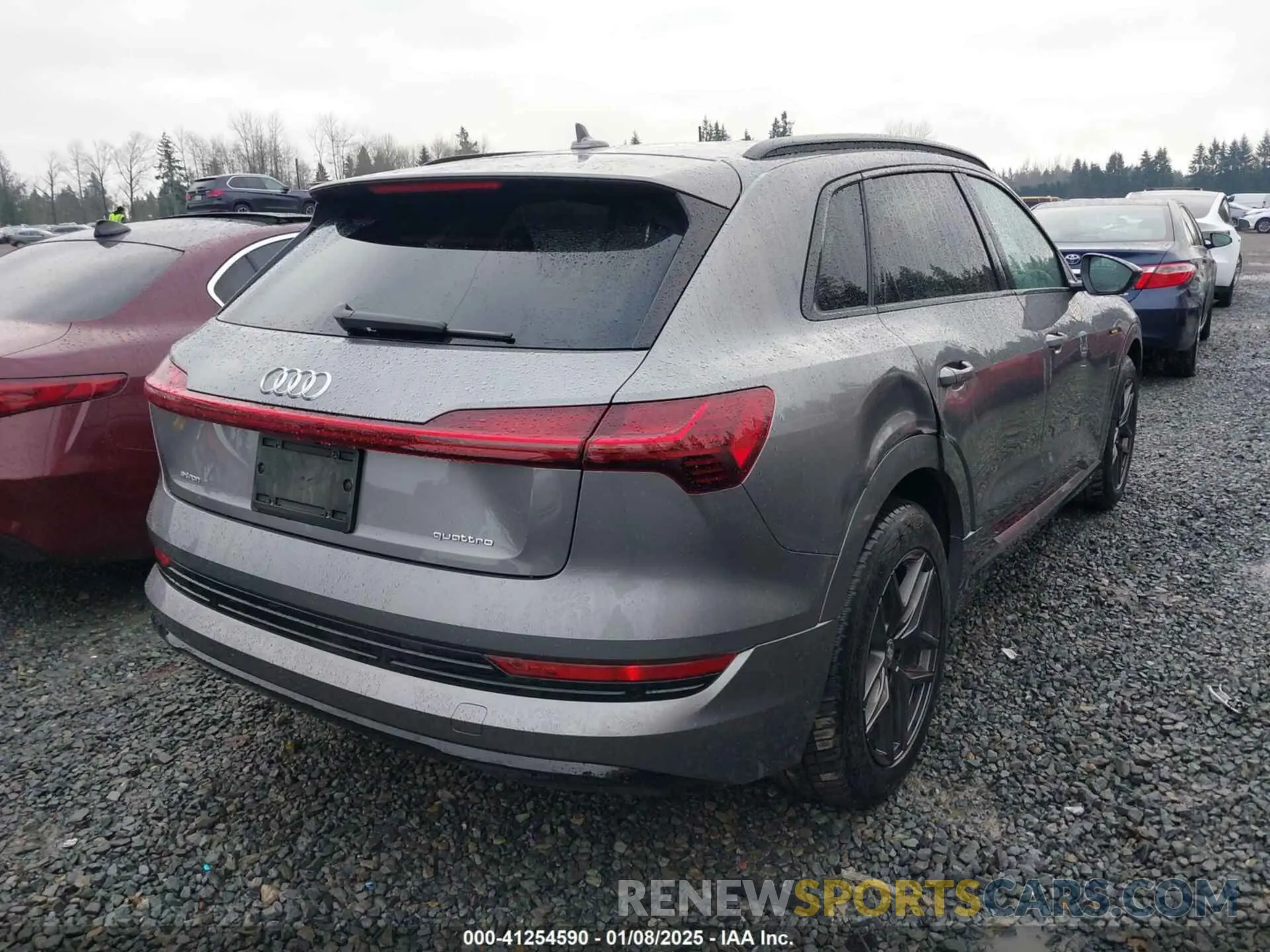 4 fotografías del automóvil dañado WA1AAAGE8MB010823 AUDI E-TRON 2021