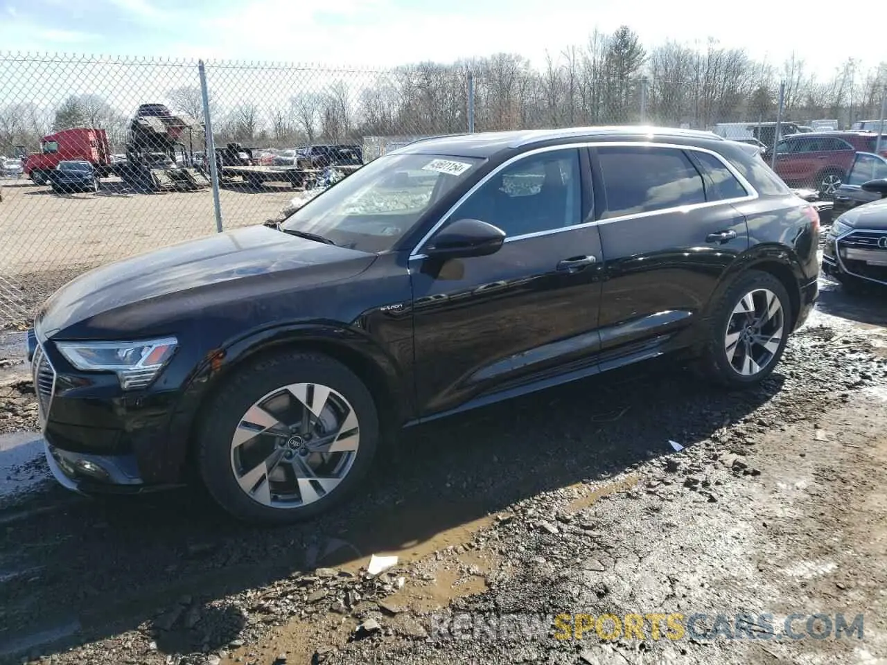 1 fotografías del automóvil dañado WA1LAAGE0MB015720 AUDI E-TRON 2021