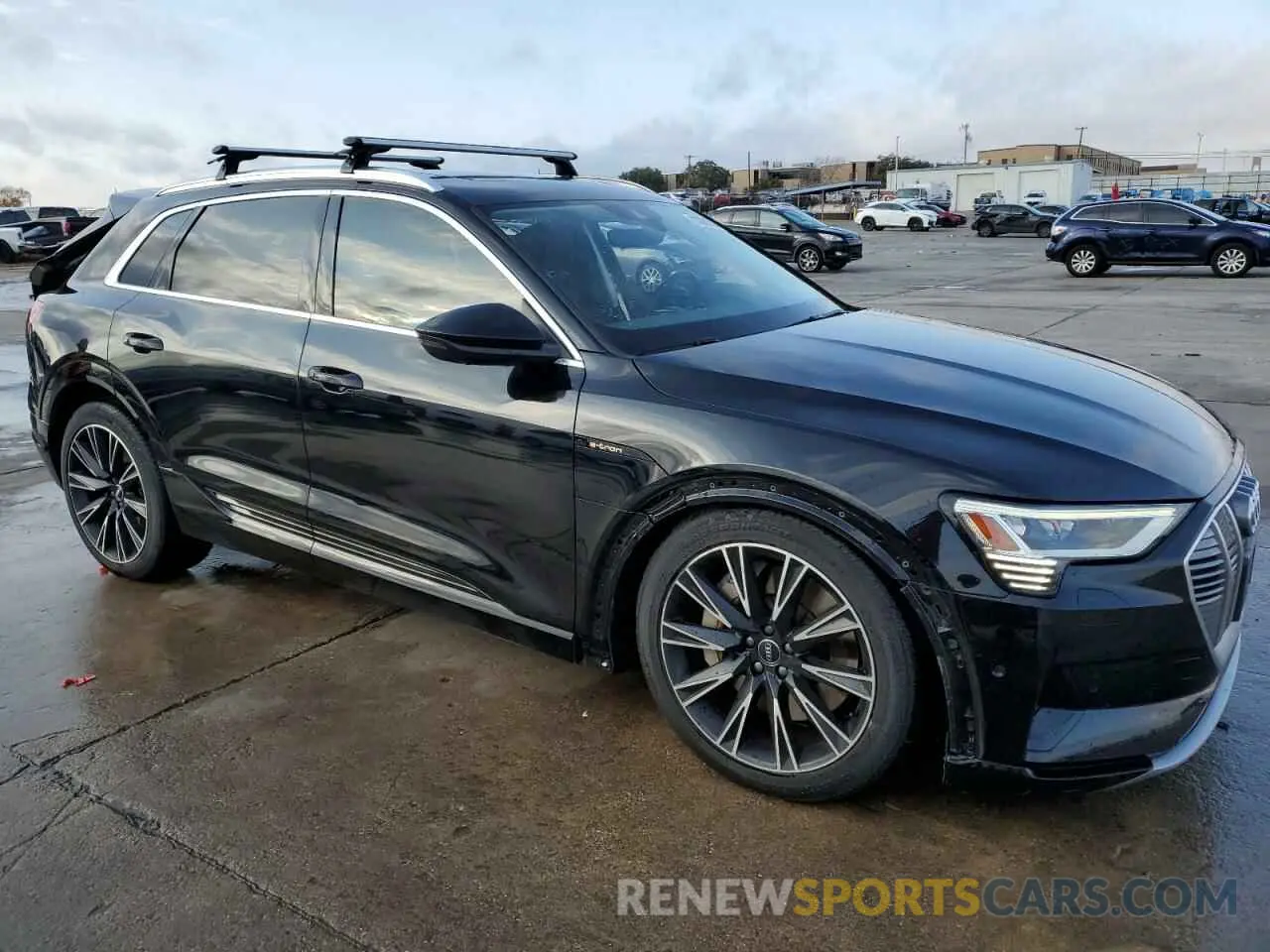 4 fotografías del automóvil dañado WA1LAAGE3MB014433 AUDI E-TRON 2021