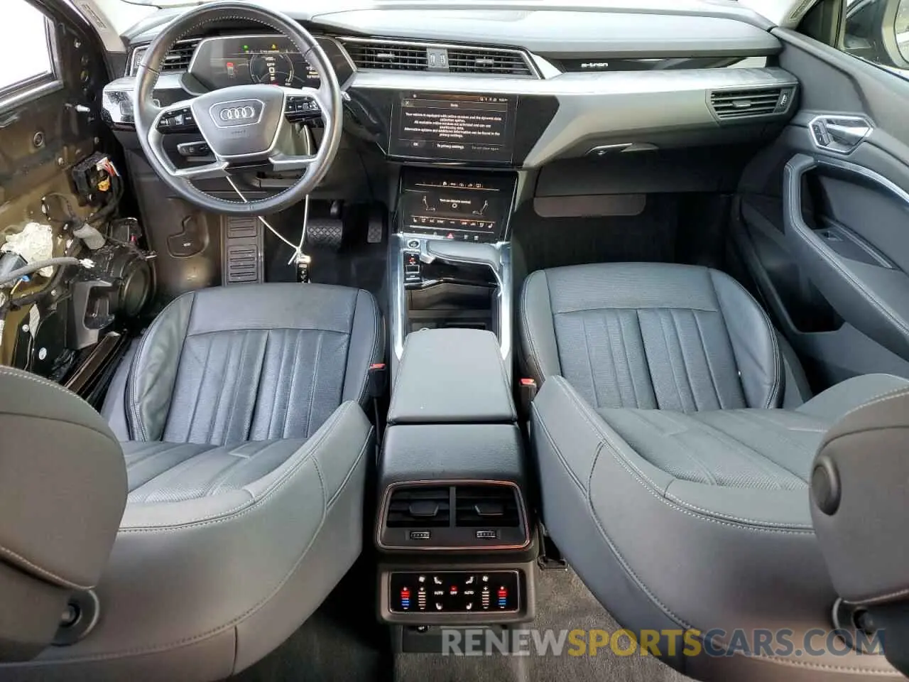 8 fotografías del automóvil dañado WA1LAAGE3MB014433 AUDI E-TRON 2021