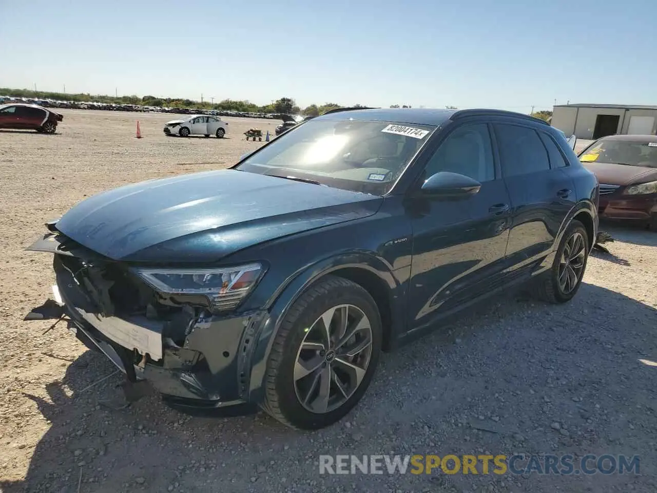 1 fotografías del automóvil dañado WA1LAAGE3MB016151 AUDI E-TRON 2021