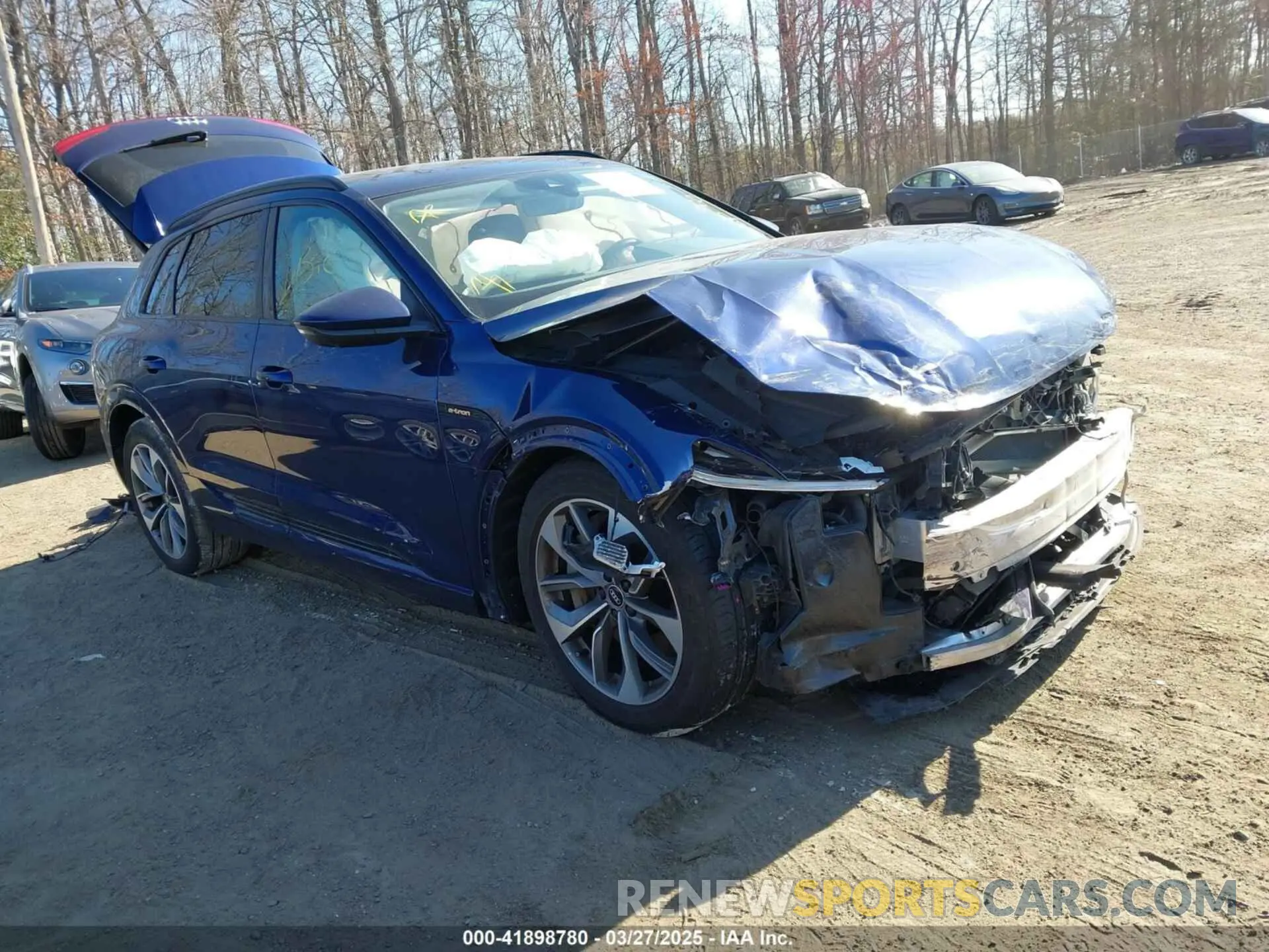 1 fotografías del automóvil dañado WA1LAAGE3MB018496 AUDI E-TRON 2021