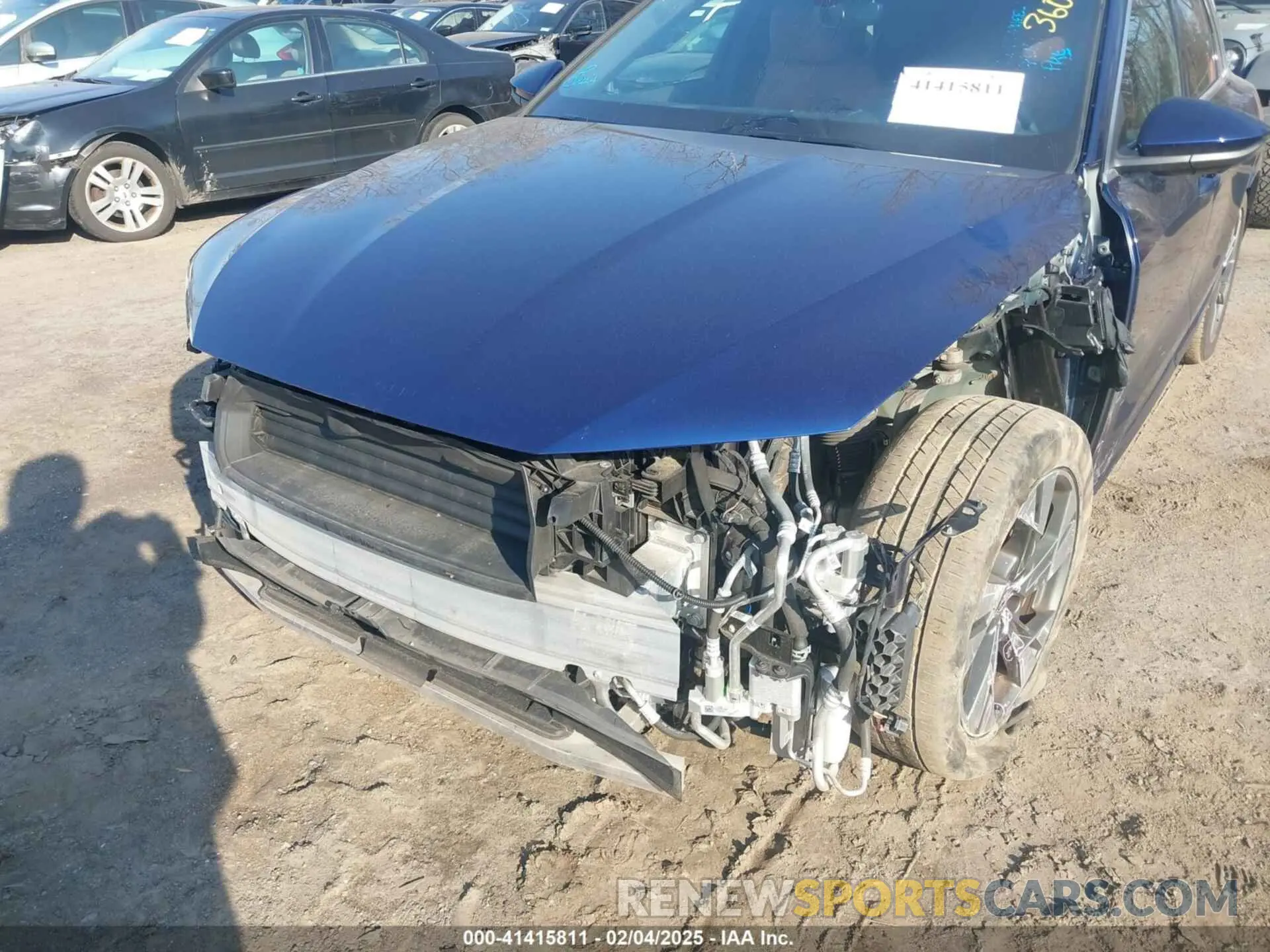 6 fotografías del automóvil dañado WA1LAAGE3MB028896 AUDI E-TRON 2021