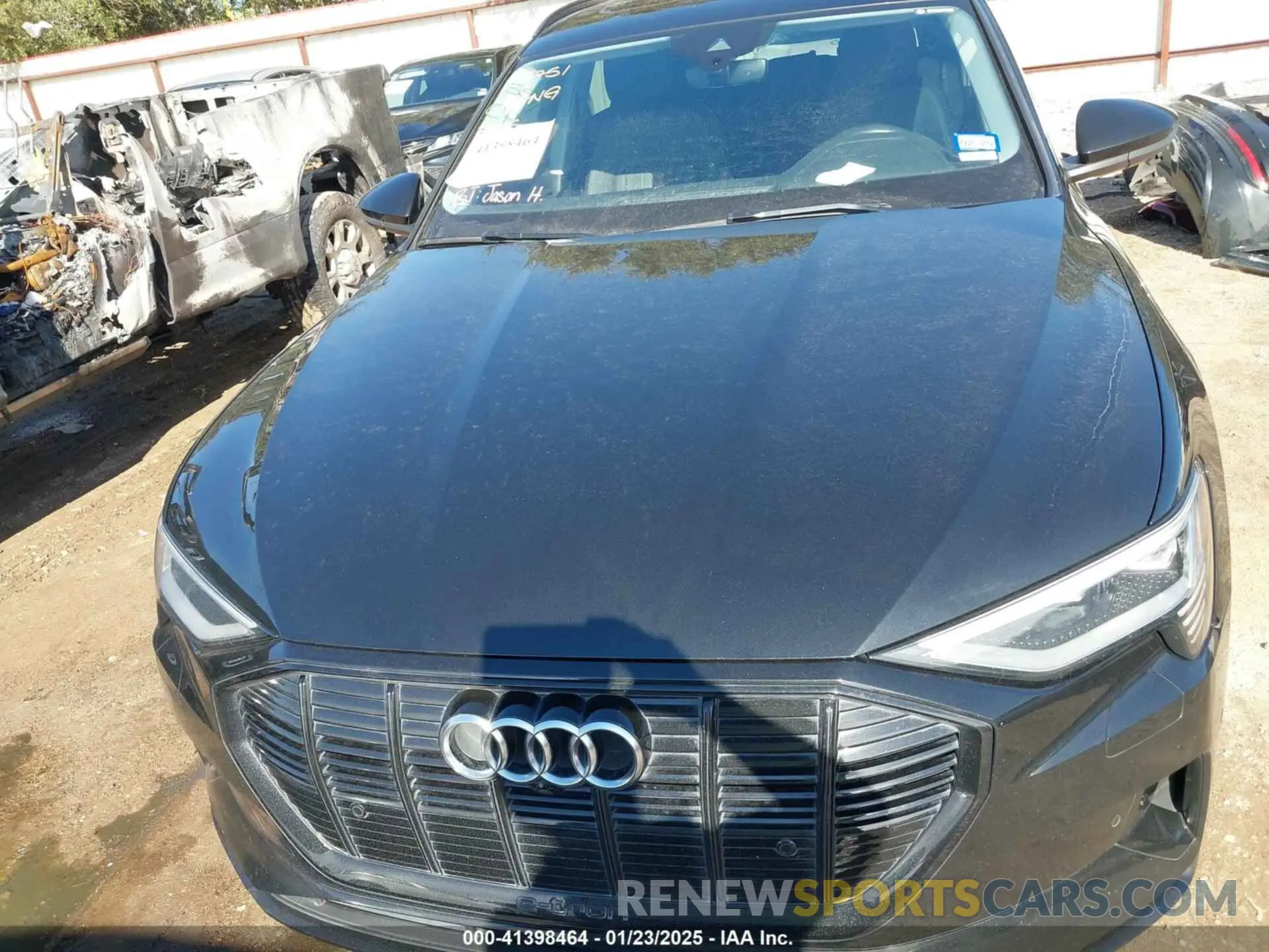 10 fotografías del automóvil dañado WA1LAAGE4MB010570 AUDI E-TRON 2021