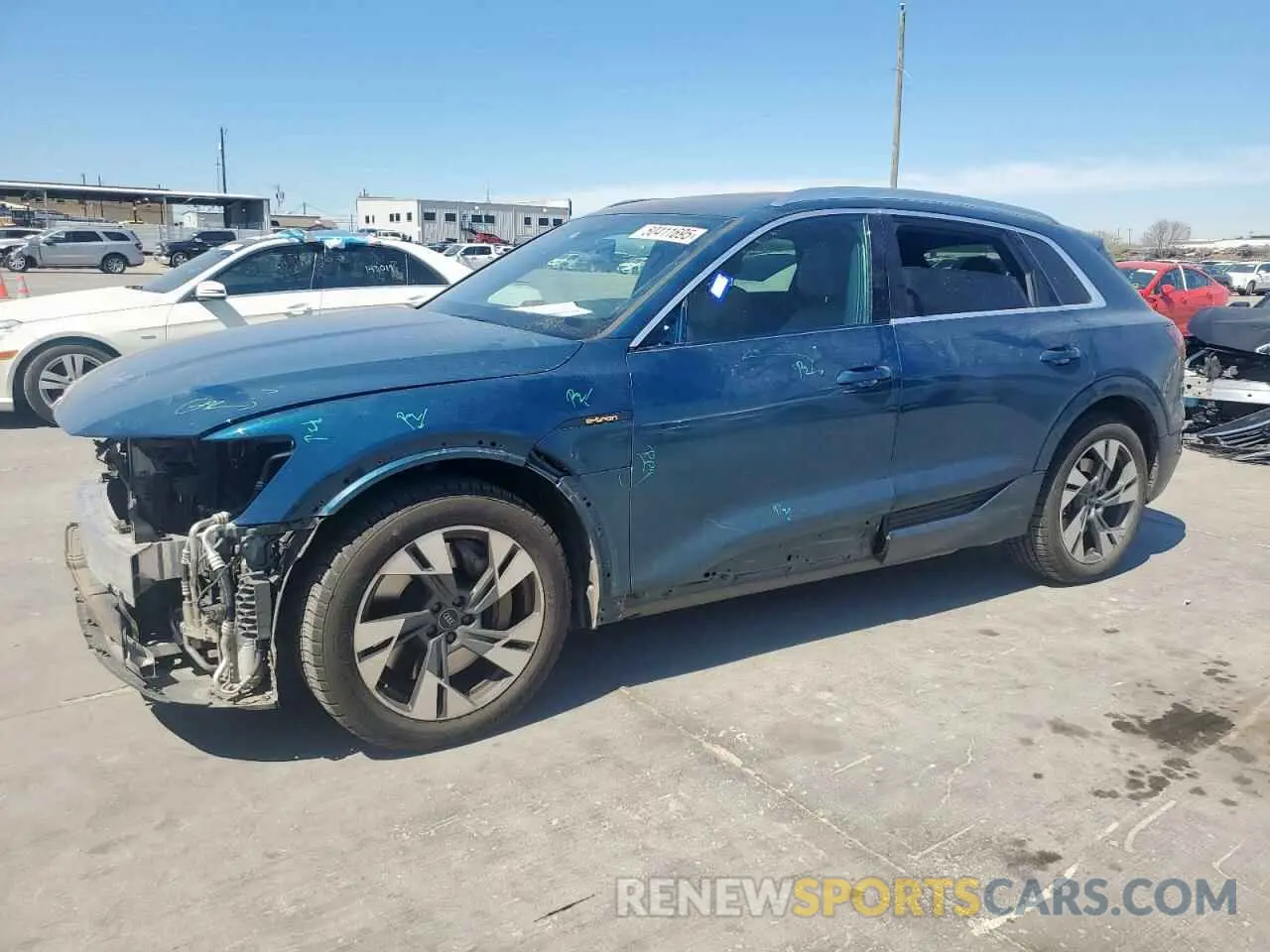 1 fotografías del automóvil dañado WA1LAAGE5MB030598 AUDI E-TRON 2021