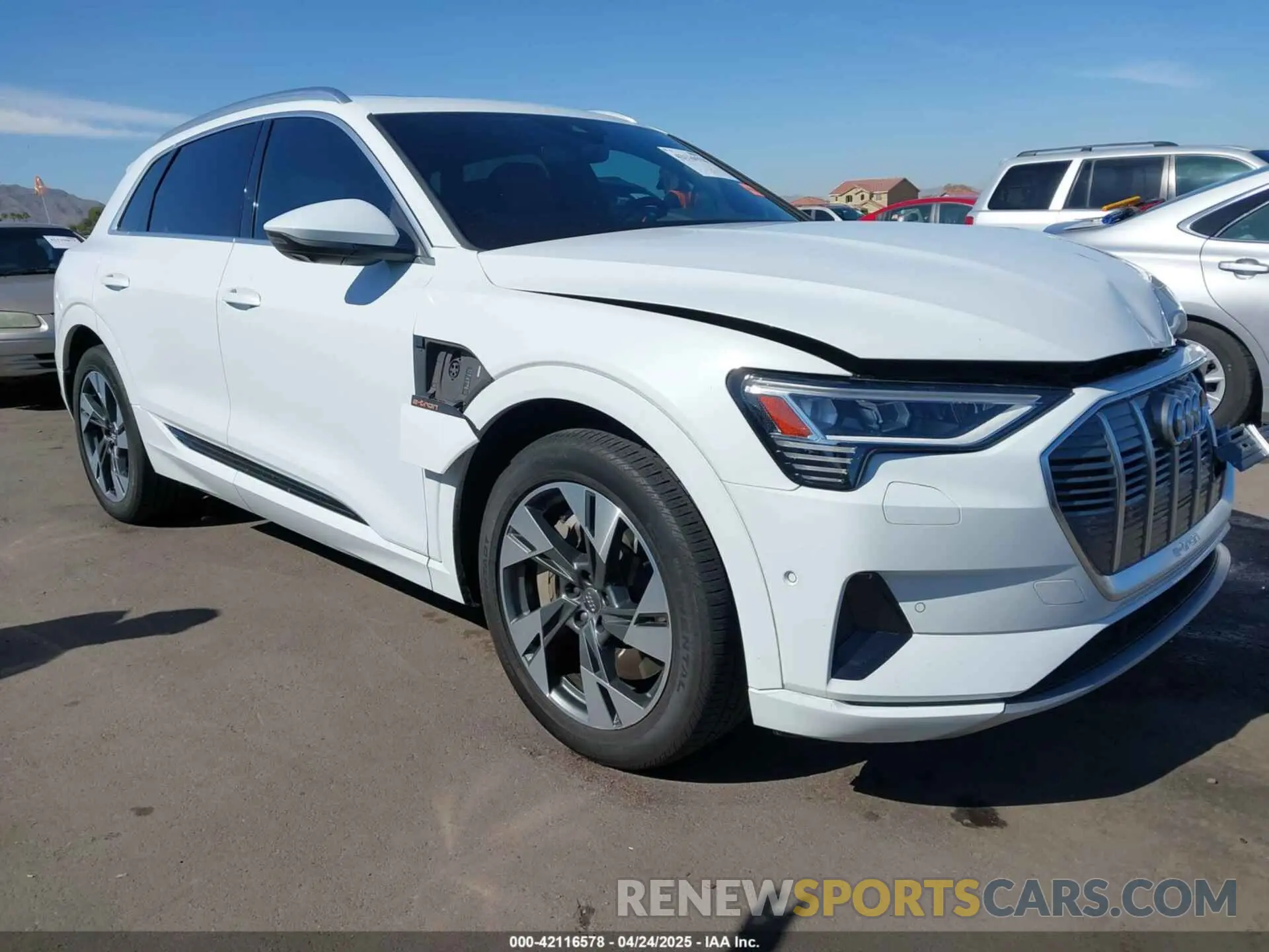 1 fotografías del automóvil dañado WA1LAAGE6MB002079 AUDI E-TRON 2021