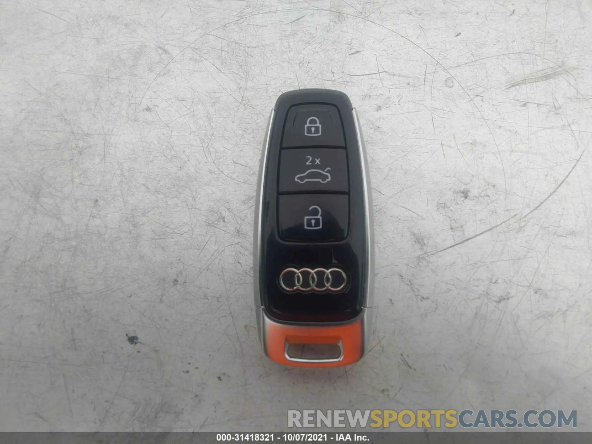 11 fotografías del automóvil dañado WA1LAAGE7MB002222 AUDI E-TRON 2021