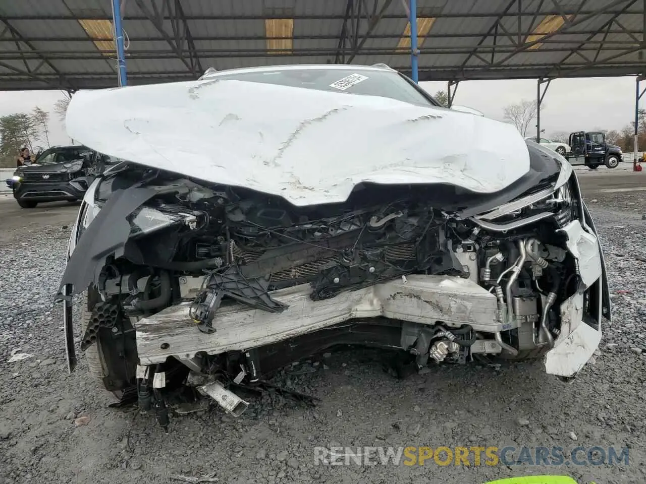 5 fotografías del automóvil dañado WA1LAAGE7MB015990 AUDI E-TRON 2021