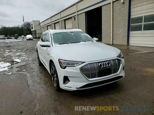 11 fotografías del automóvil dañado WA1LAAGE9MB003971 AUDI E-TRON 2021