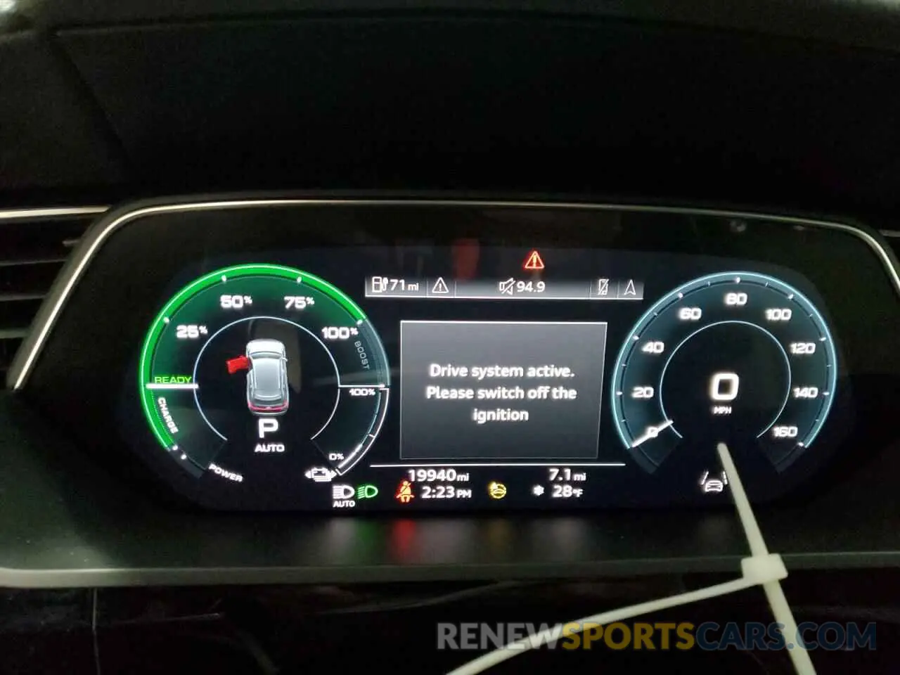 9 fotografías del automóvil dañado WA1LAAGE9MB003971 AUDI E-TRON 2021
