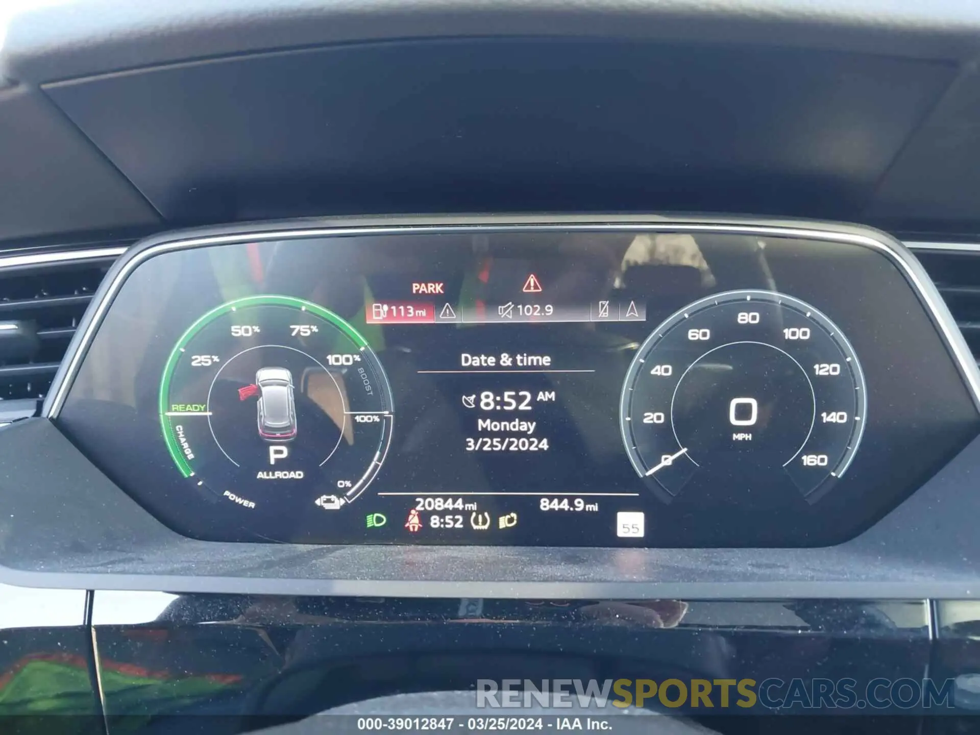 7 fotografías del automóvil dañado WA1VAAGE5MB017505 AUDI E-TRON 2021