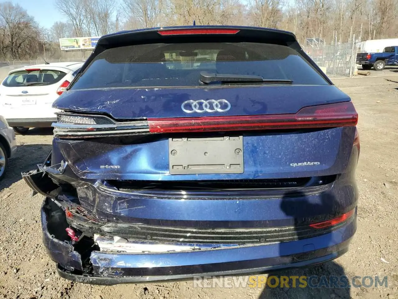 6 fotografías del automóvil dañado WA1VAAGEXMB028077 AUDI E-TRON 2021