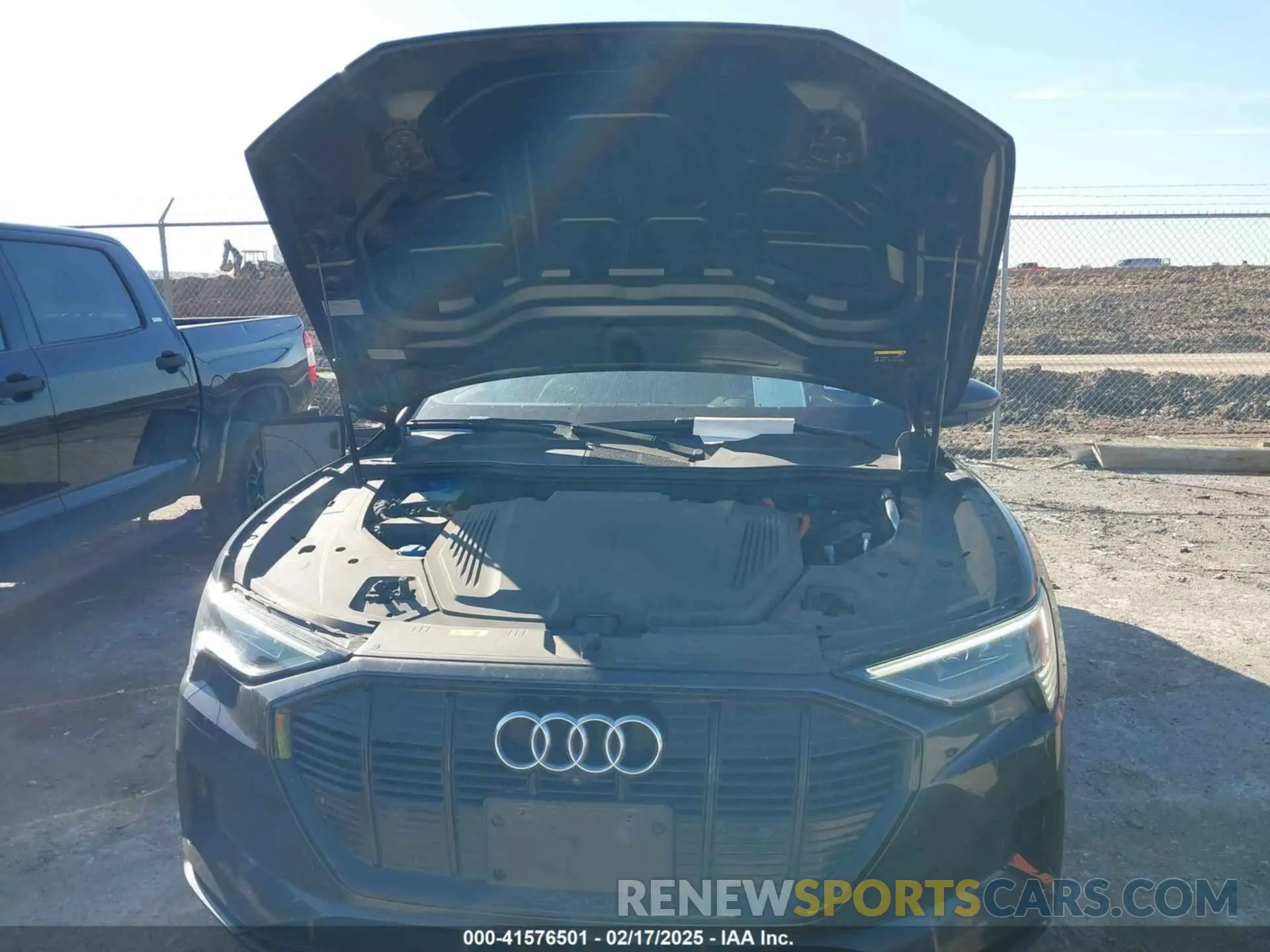 10 fotografías del automóvil dañado WA1VABGE1MB020908 AUDI E-TRON 2021
