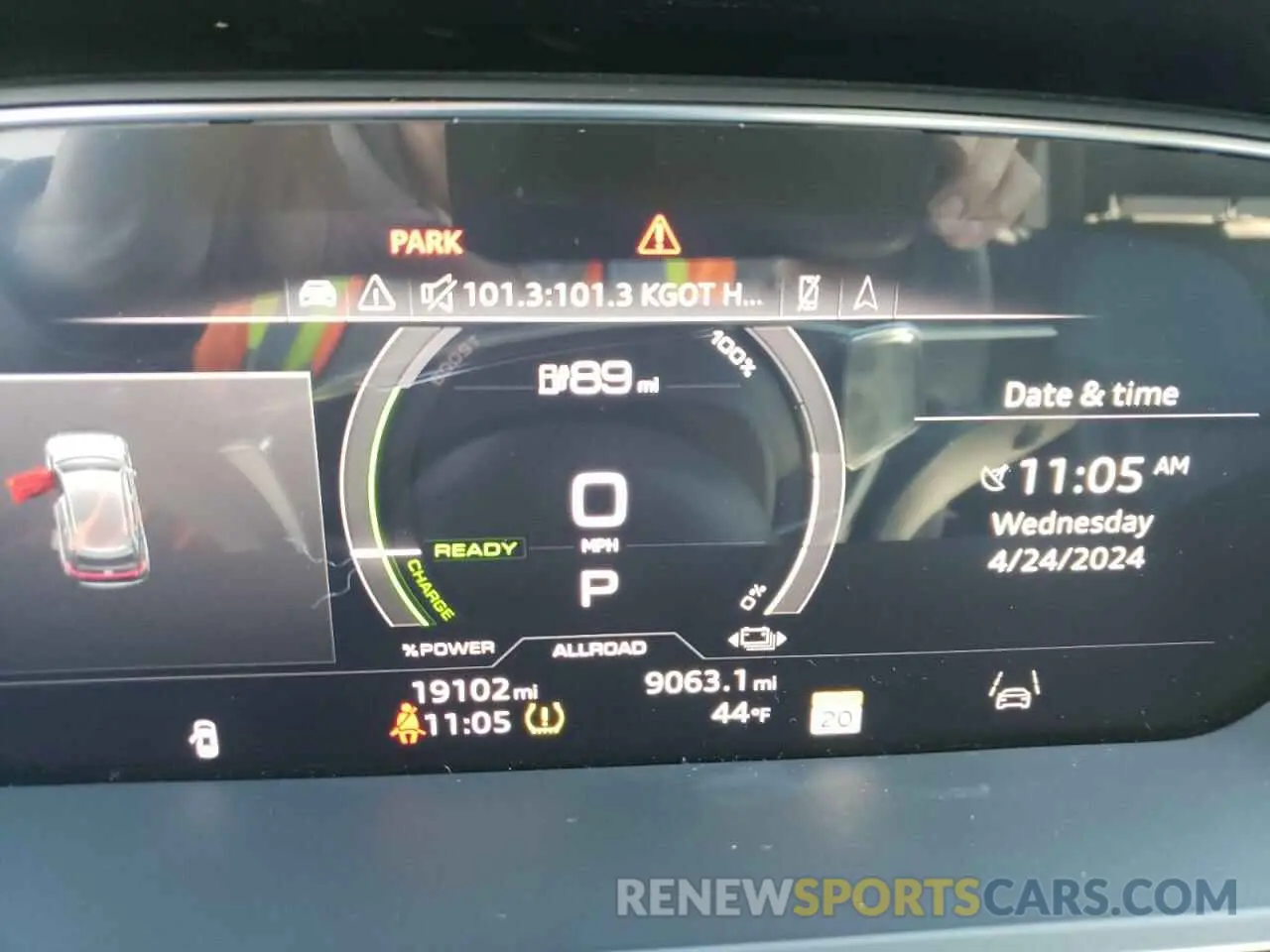 9 fotografías del automóvil dañado WA1VABGE4MB017274 AUDI E-TRON 2021