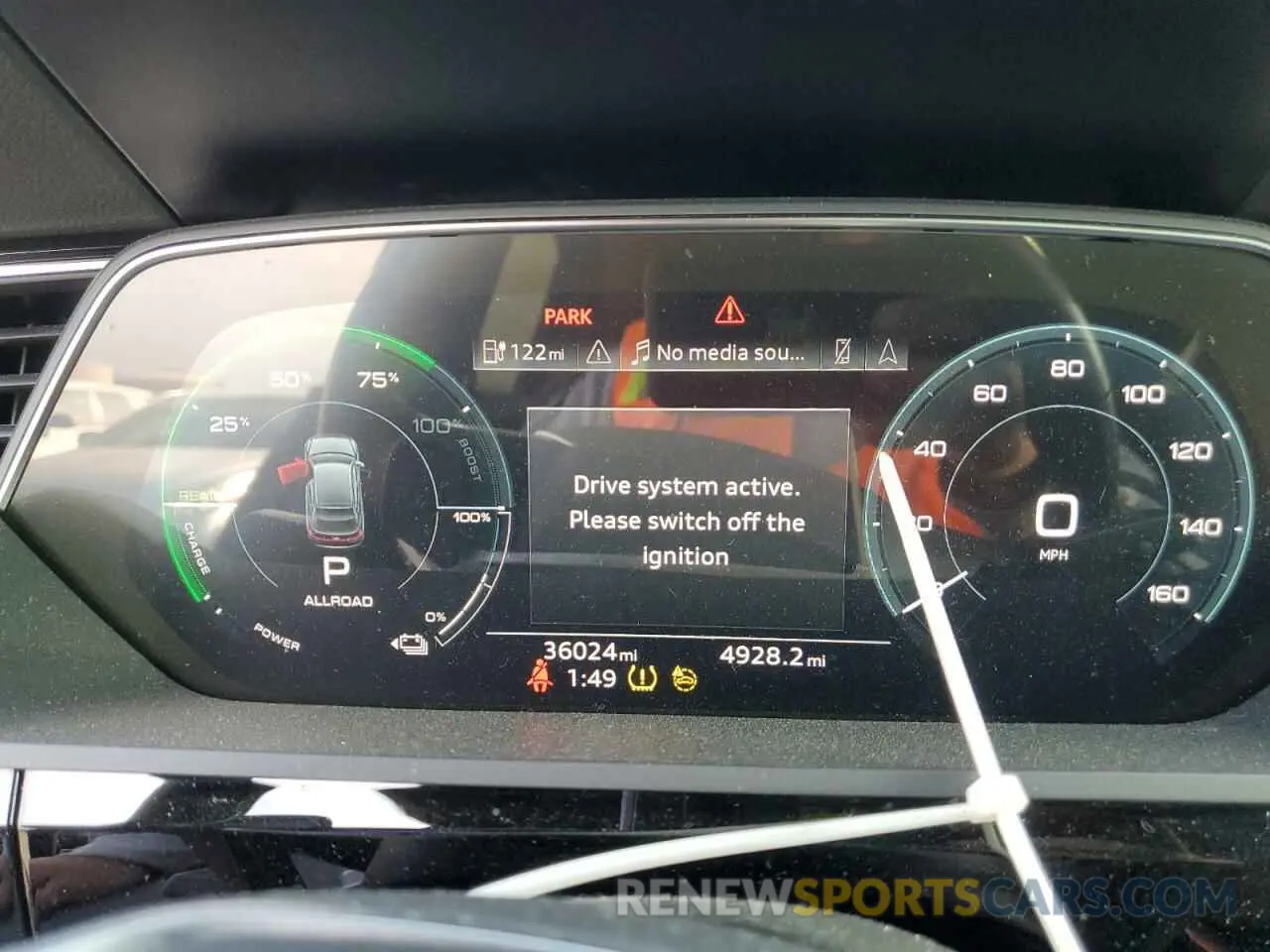 9 fotografías del automóvil dañado WA11AAGE8NB022696 AUDI E-TRON 2022