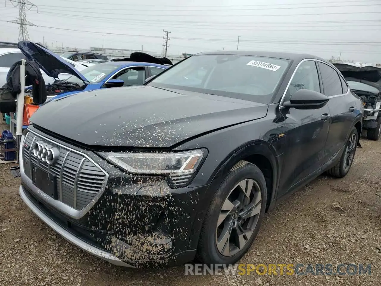 1 fotografías del automóvil dañado WA13AAGE4NB004110 AUDI E-TRON 2022