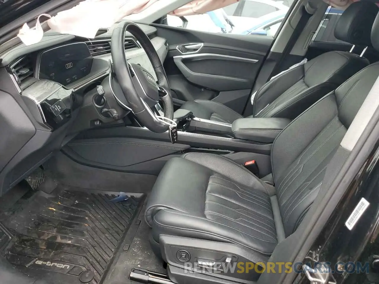 7 fotografías del automóvil dañado WA13AAGE4NB004110 AUDI E-TRON 2022