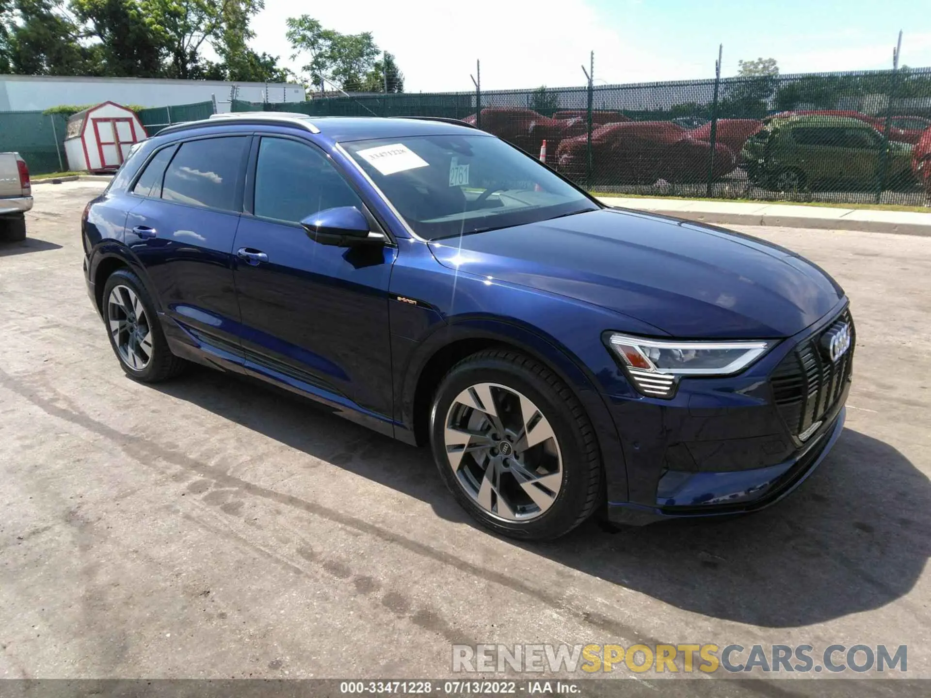 1 fotografías del automóvil dañado WA1AAAGE1NB007277 AUDI E-TRON 2022