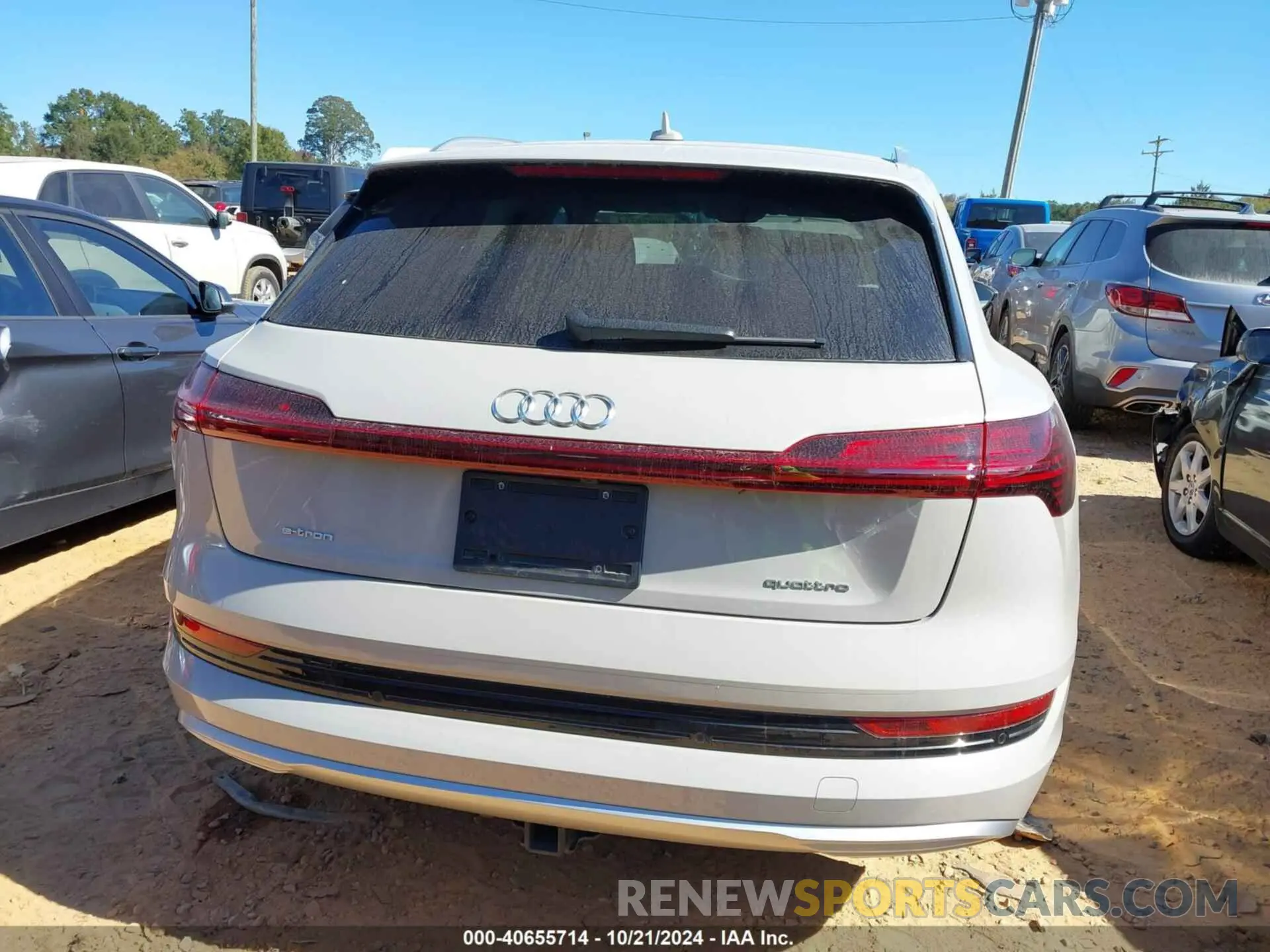 16 fotografías del automóvil dañado WA1AAAGE1NB023415 AUDI E-TRON 2022