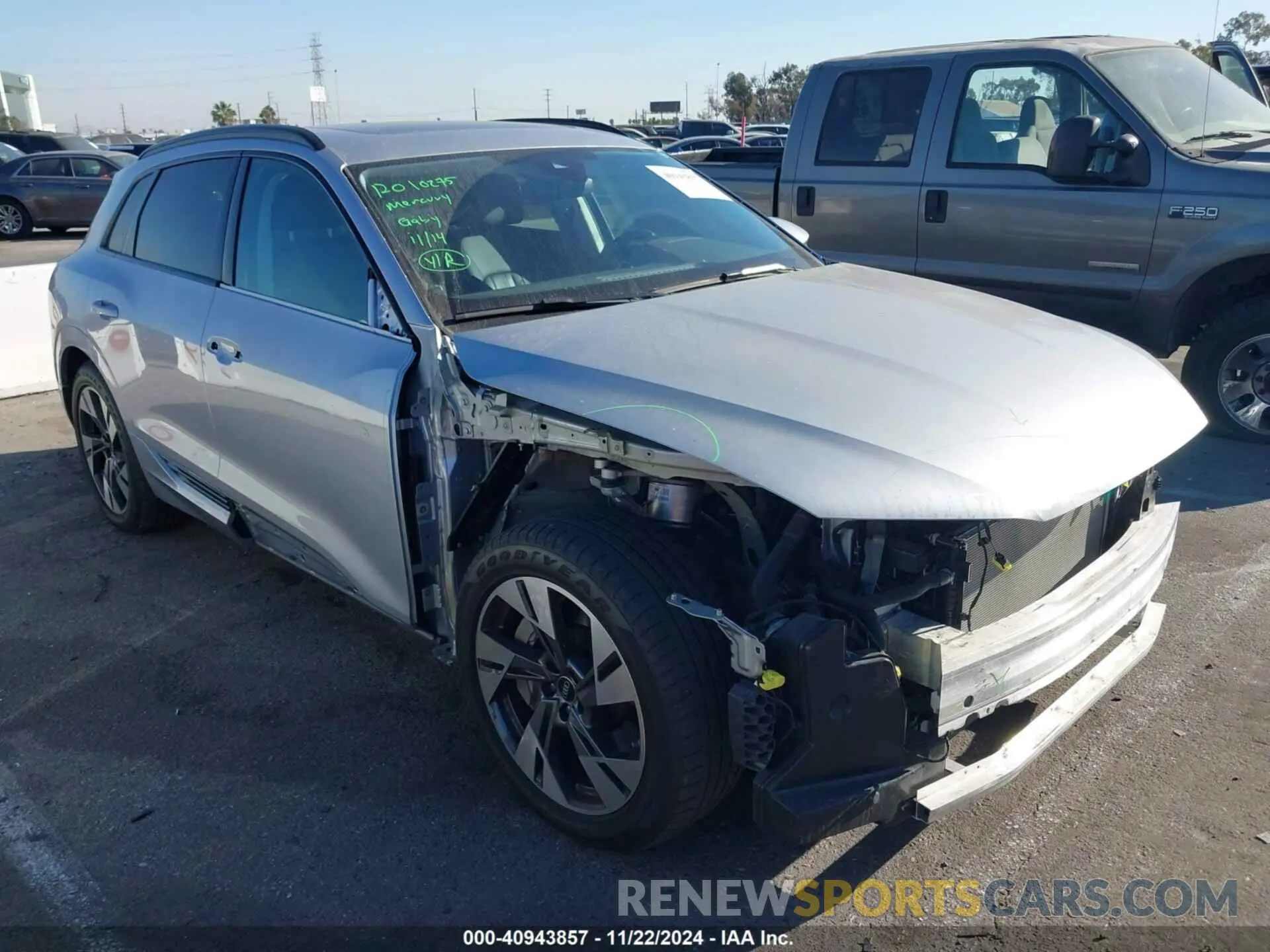 1 fotografías del automóvil dañado WA1AAAGE1NB027352 AUDI E-TRON 2022
