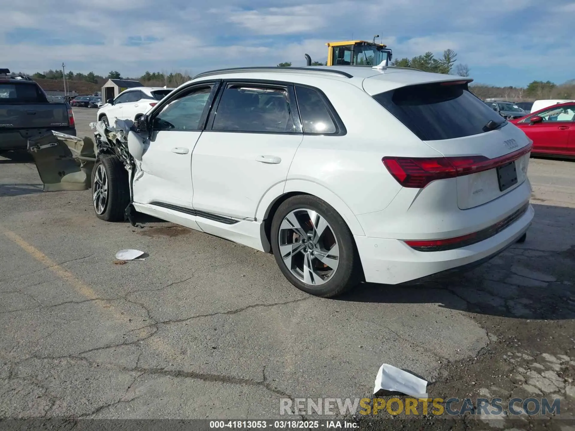 3 fotografías del automóvil dañado WA1AAAGE2NB040546 AUDI E-TRON 2022